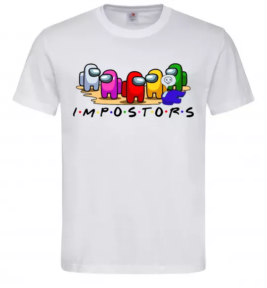 Чоловіча футболка Among us Impostors Білий фото