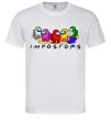 Чоловіча футболка Among us Impostors Білий фото