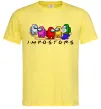 Чоловіча футболка Among us Impostors Лимонний фото