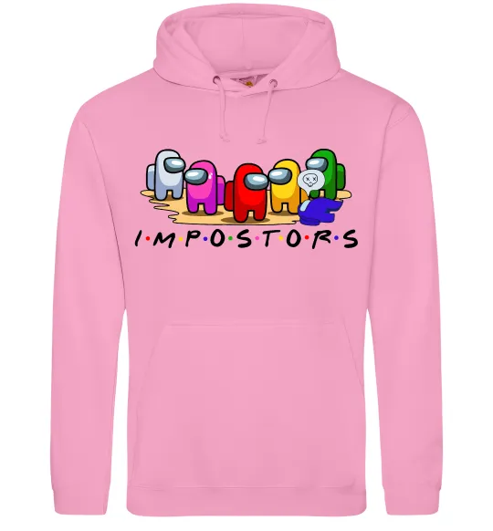 Жіноча толстовка (худі) Among us Impostors Рожевий фото