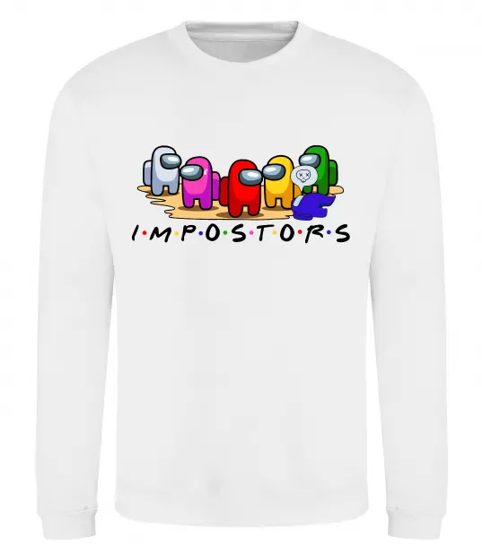 Свитшот Among us Impostors Белый фото
