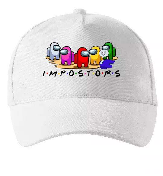 Кепка Among us Impostors Белый фото