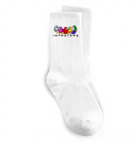 Носки Among us Impostors Белый фото