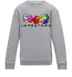 Дитячий світшот Among us Impostors Сірий меланж фото