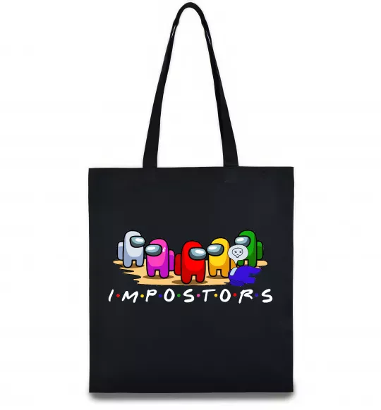Эко-сумка Among us Impostors Черный фото