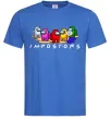 Чоловіча футболка Among us Impostors Яскраво-синій фото