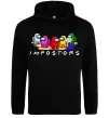 Жіноча толстовка (худі) Among us Impostors Чорний фото