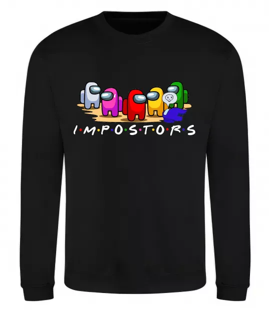 Свитшот Among us Impostors Черный фото