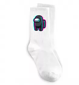 Носки Among us glitch Белый фото