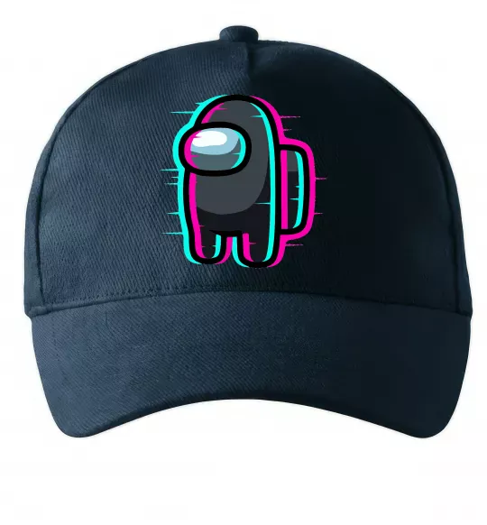 Кепка Among us glitch Темно-синий фото