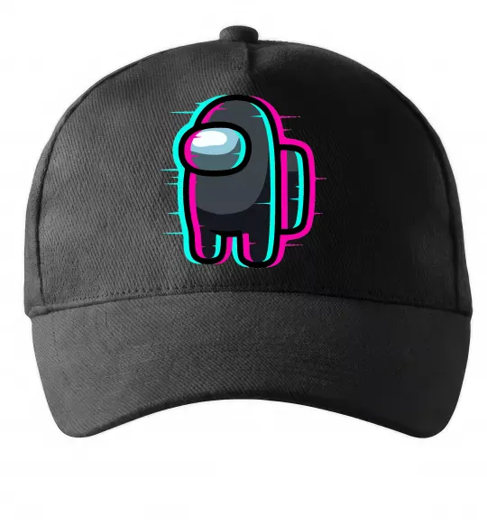 Кепка Among us glitch Черный фото