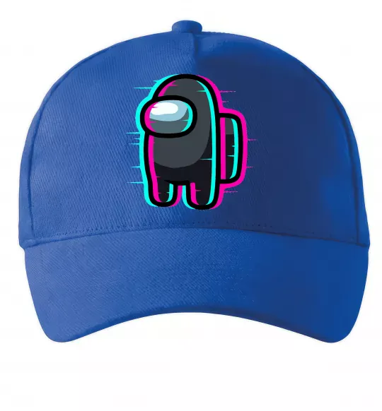 Кепка Among us glitch Ярко-синий фото