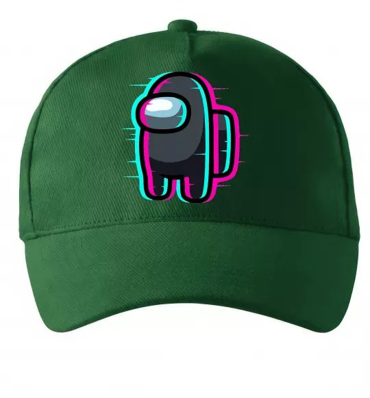 Кепка Among us glitch Темно-зеленый фото