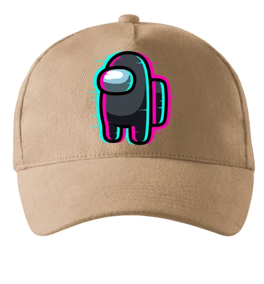 Кепка Among us glitch Песочный фото