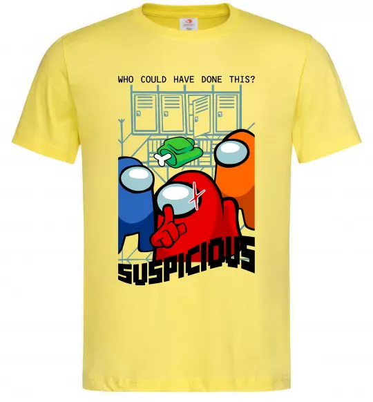 Чоловіча футболка Who could have done this Лимонний фото