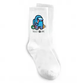Носки Trust no one Белый фото