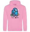 Мужская толстовка (худи) Trust no one Розовый фото