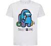 Детская футболка Trust no one Белый фото