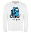 Світшот Trust no one Білий фото