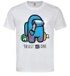 Чоловіча футболка Trust no one Білий фото