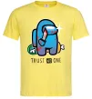 Чоловіча футболка Trust no one Лимонний фото