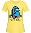 Жіноча футболка Trust no one Лимонний фото