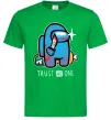Чоловіча футболка Trust no one Зелений фото