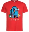 Чоловіча футболка Trust no one Червоний фото