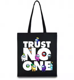 Эко-сумка Among Us trust no one Черный фото
