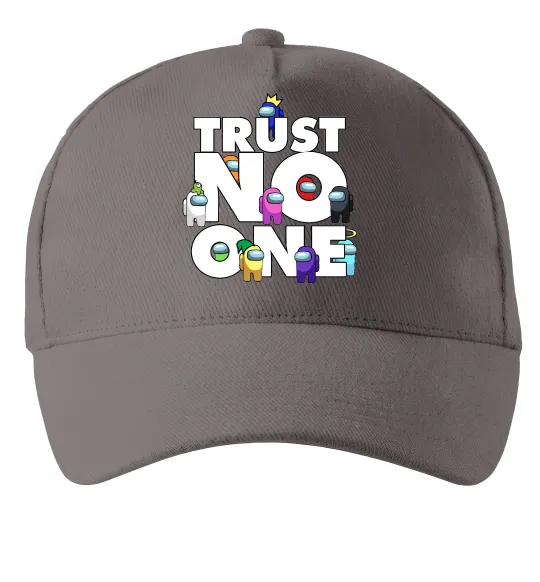 Кепка Among Us trust no one Серый фото