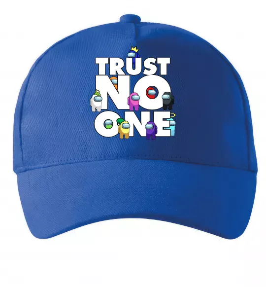 Кепка Among Us trust no one Яскраво-синій фото