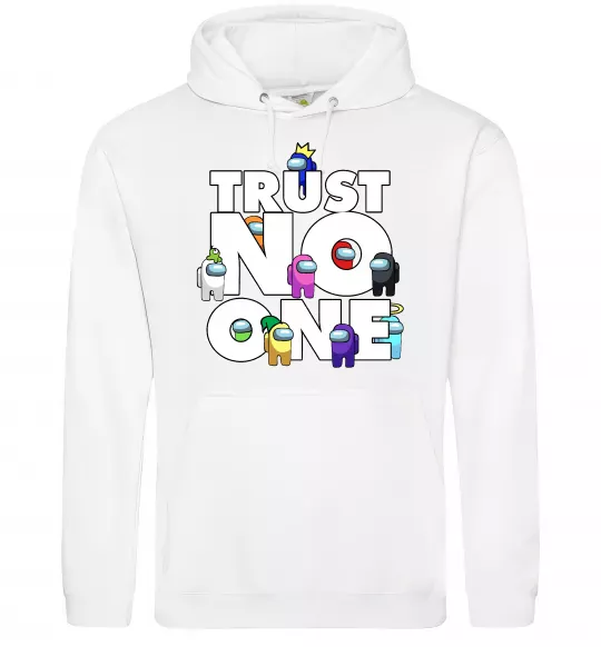 Жіноча толстовка (худі) Among Us trust no one Білий фото