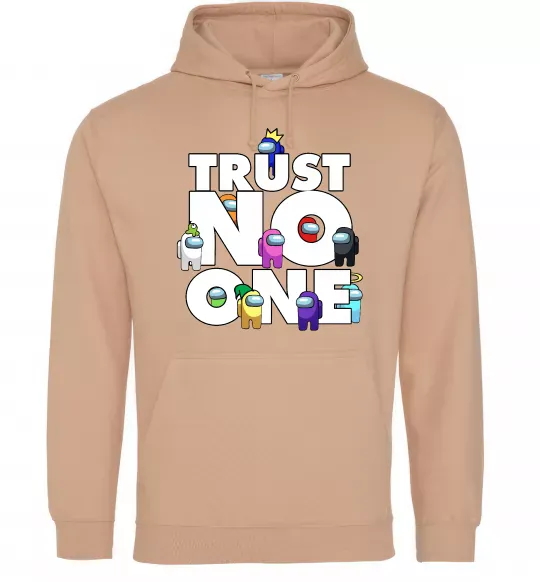 Жіноча толстовка (худі) Among Us trust no one Пісочний фото