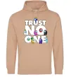 Жіноча толстовка (худі) Among Us trust no one Пісочний фото
