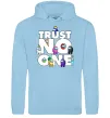 Женская толстовка (худи) Among Us trust no one Голубой фото