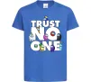 Детская футболка Among Us trust no one Ярко-синий фото