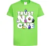 Детская футболка Among Us trust no one Лаймовый фото