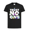 Детская футболка Among Us trust no one Черный фото