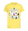 Детская футболка Among Us trust no one Лимонный фото