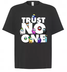 Футболка Оверсайз Among us glitch Черный фото