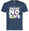 Мужская футболка Among Us trust no one Темно-синий фото