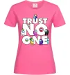 Женская футболка Among Us trust no one Ярко-розовый фото
