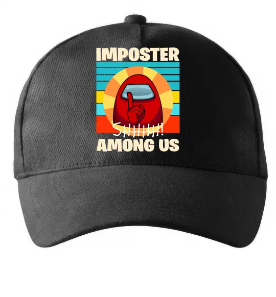 Кепка Among Us Shhh Чорний фото
