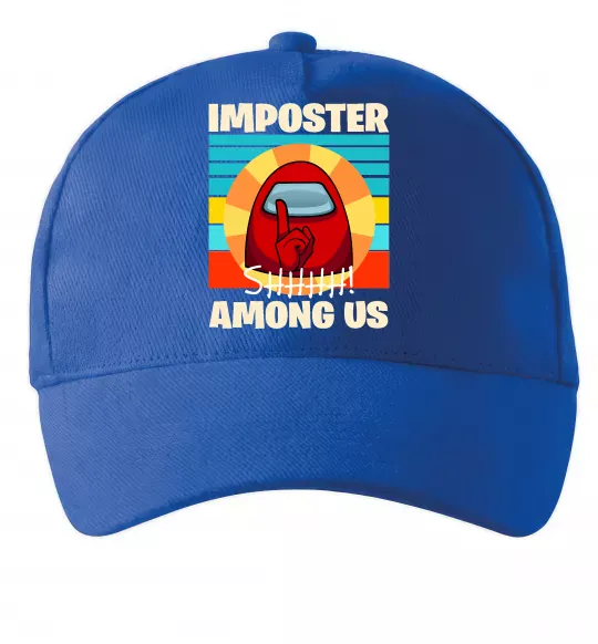 Кепка Among Us Shhh Яскраво-синій фото