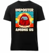 Чоловіча преміум футболка Among Us Shhh Чорний фото