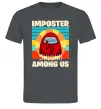 Мужская футболка Among Us Shhh Графит фото