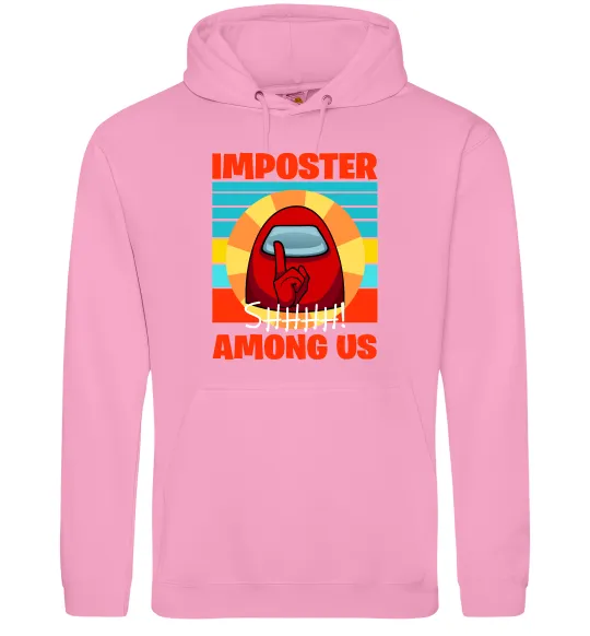 Жіноча толстовка (худі) Among Us Shhh Рожевий фото