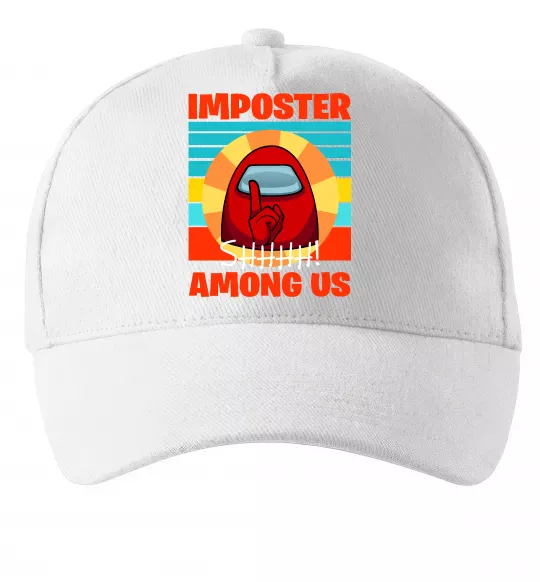 Кепка Among Us Shhh Білий фото