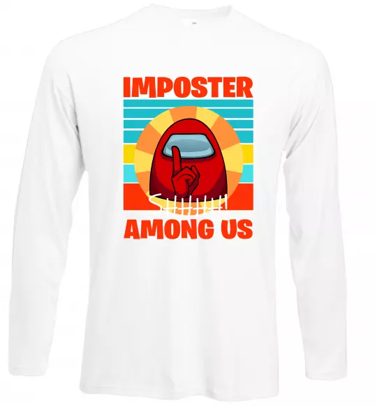 Лонгслів Among Us Shhh Білий фото