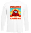 Лонгслів Among Us Shhh Білий фото
